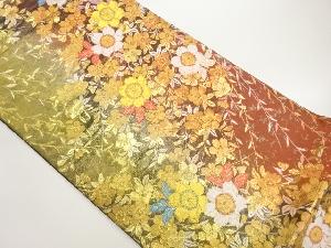 桜尽くし模様織出し袋帯